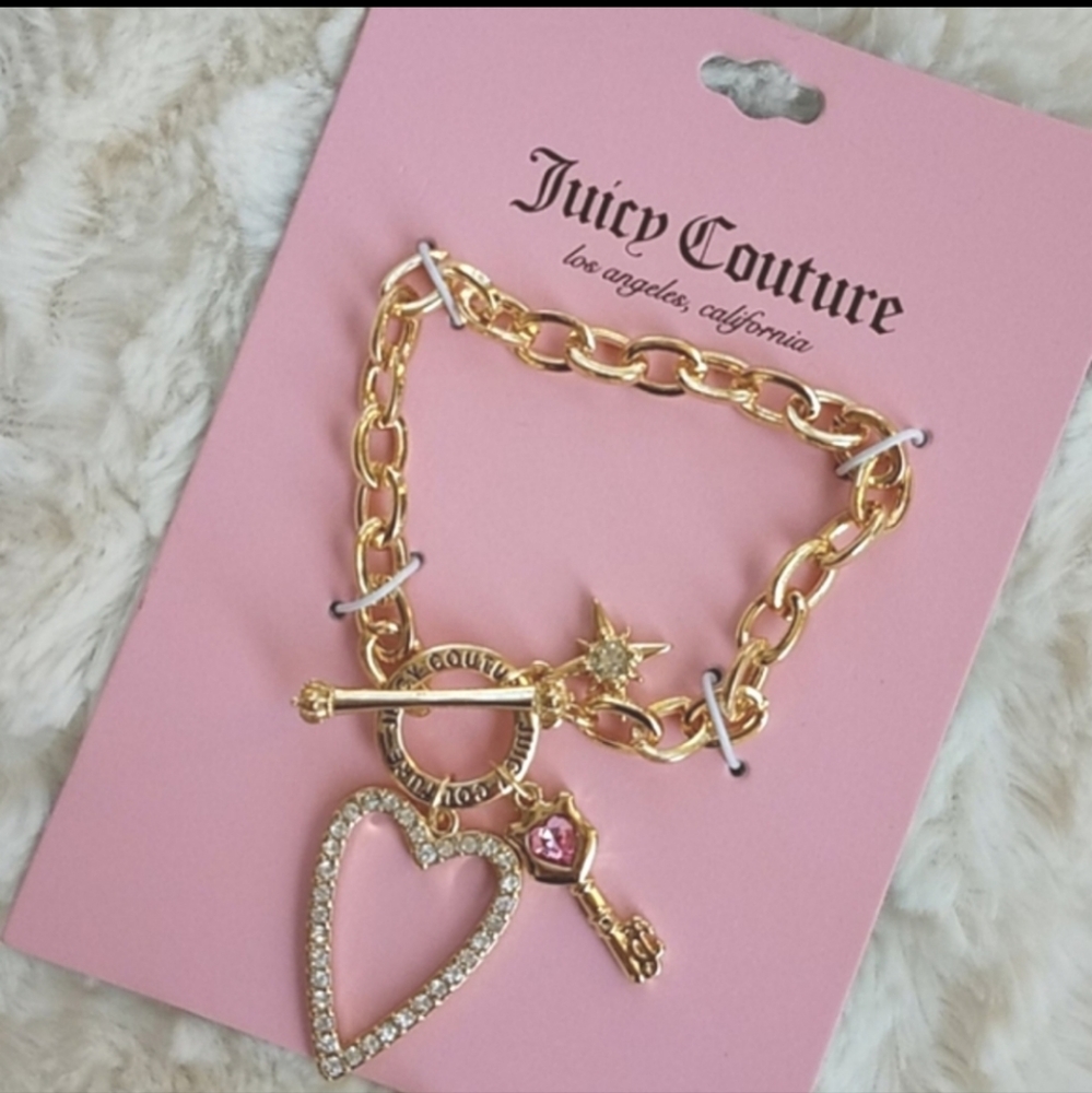 💕🌸JUICY COUTURE TOGGLE HEART BRACELET